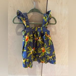 Patagonia baby girl tropical dress, 3-6 month